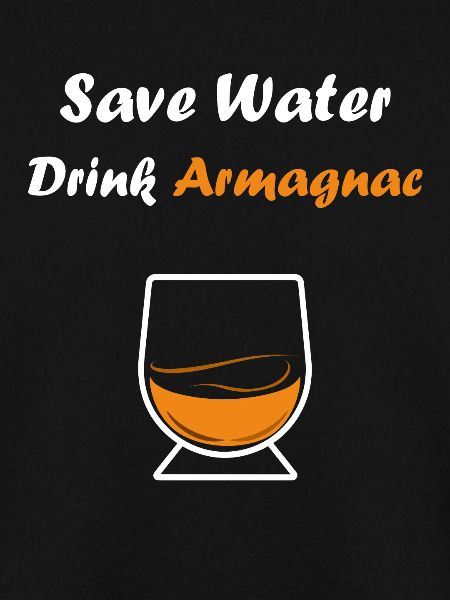 Wasser sparen Getränk Armagnac
