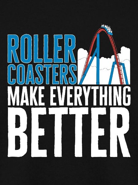 Achterbahn Rollercoaster Freizeitpark