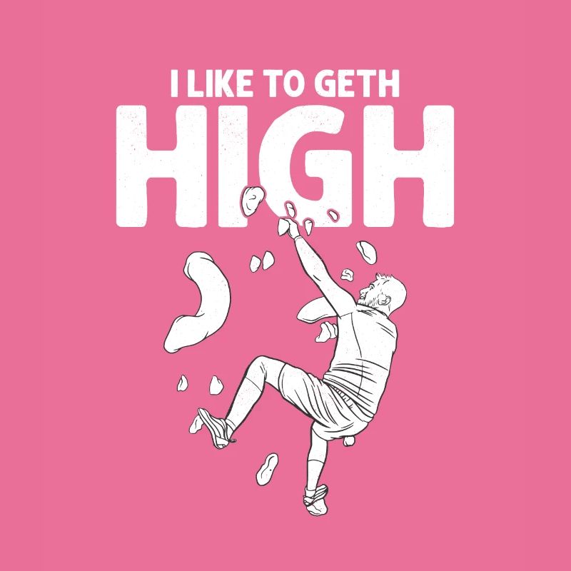 I Like To Geth High Boulder Climbing