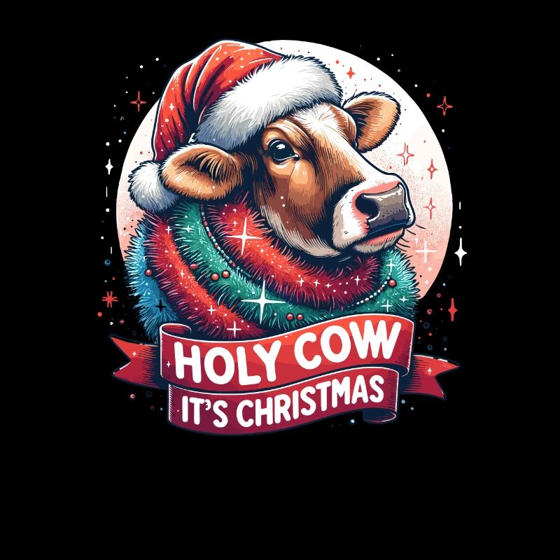 Vache sacrée son Noël I vache de Noël