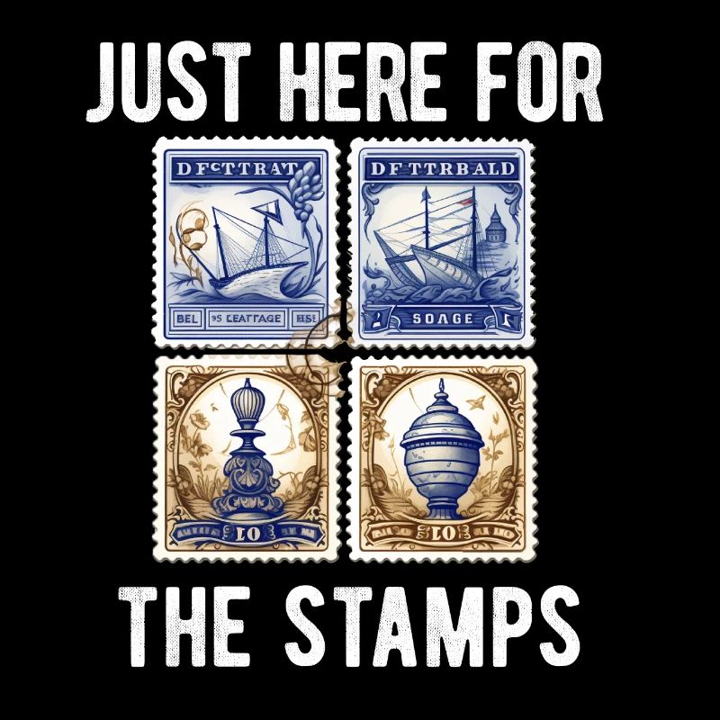 Stamp Collector Postage Stamping Philatelist Men