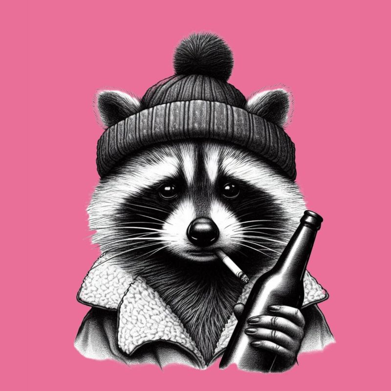 Party Waschbär