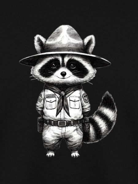 Pfadfinder Waschbär