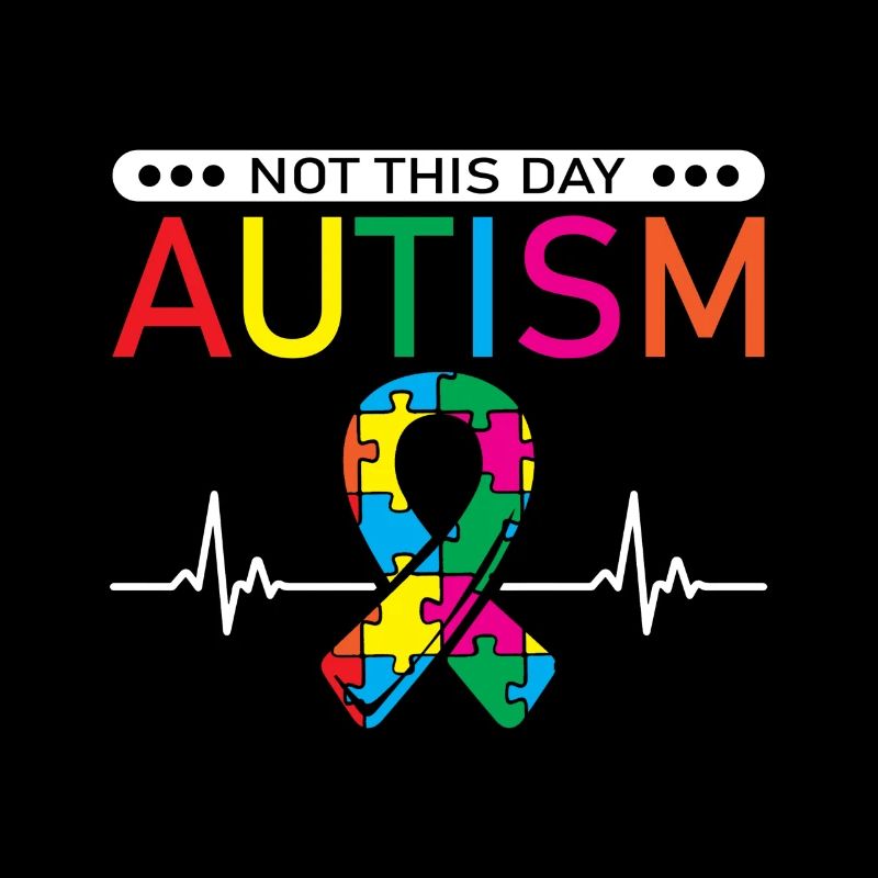 Not This Day Autism Ninja Autistic Warrior