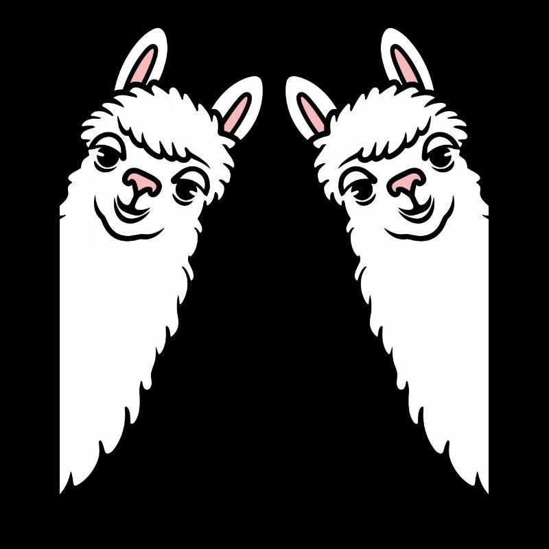 Cute little llama humor