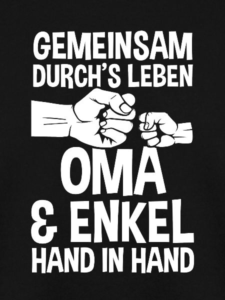 Oma Großmutter und Enkel