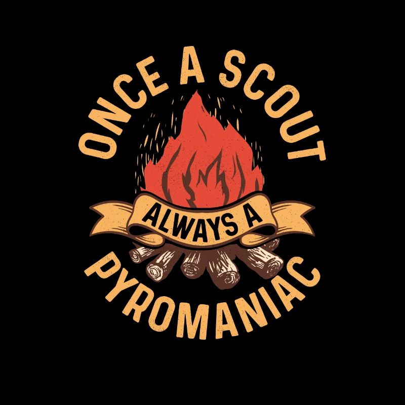 Scout's Flame: Forever a Pyromaniac Tee