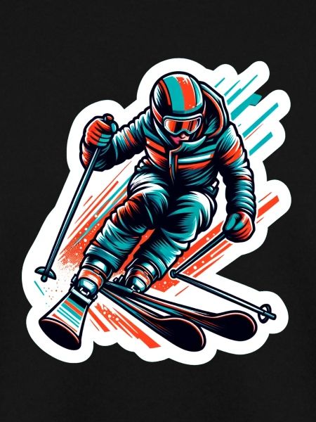 Skifahrer