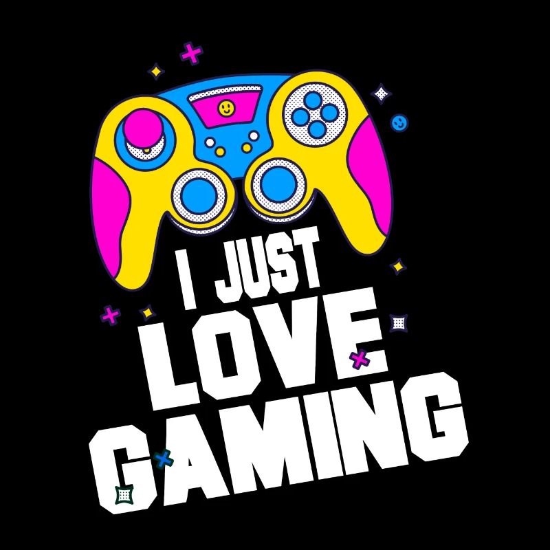 Leidenschaft fürs Gaming – Bunter Controller Desig