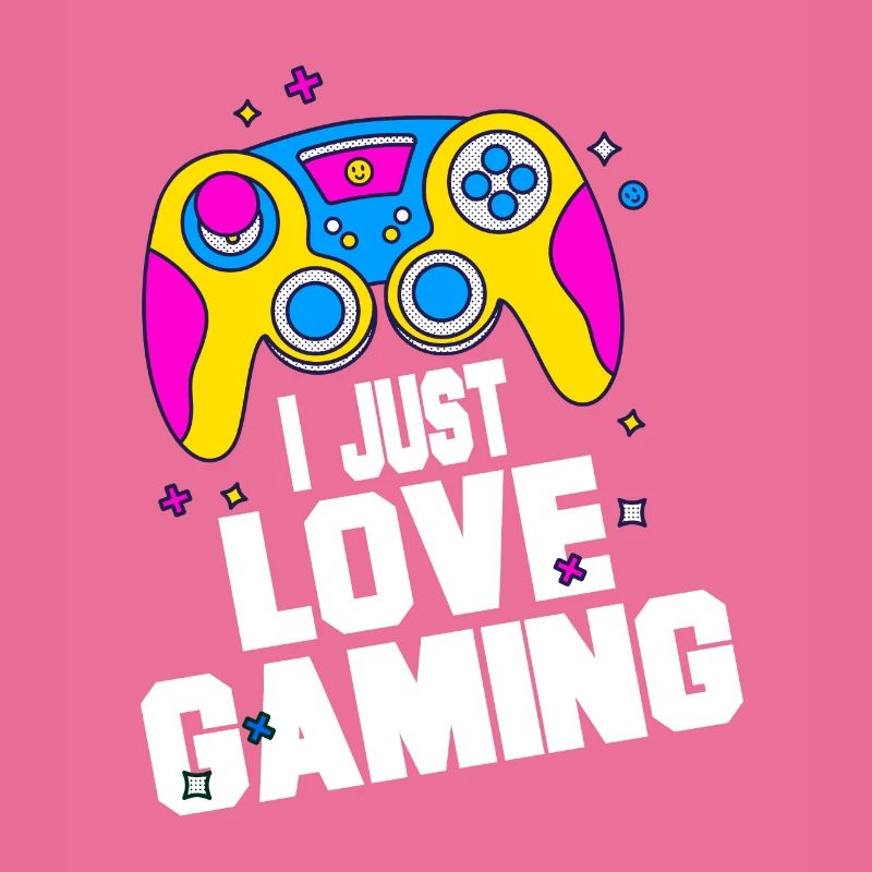 Leidenschaft fürs Gaming – Bunter Controller Desig