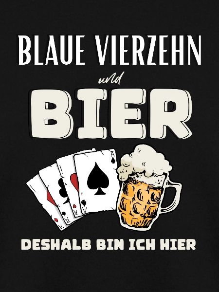 Blaue Vierzehn und Bier