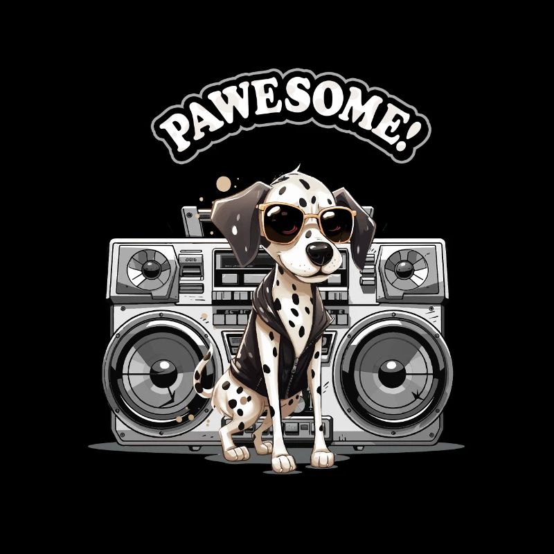 "PAWESOME!" Dalmatiner / Hund / Radio