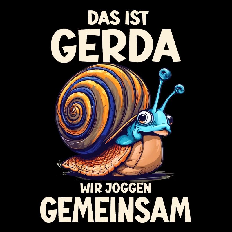 Jogging Jogging Sport Snail Funny Gerda
