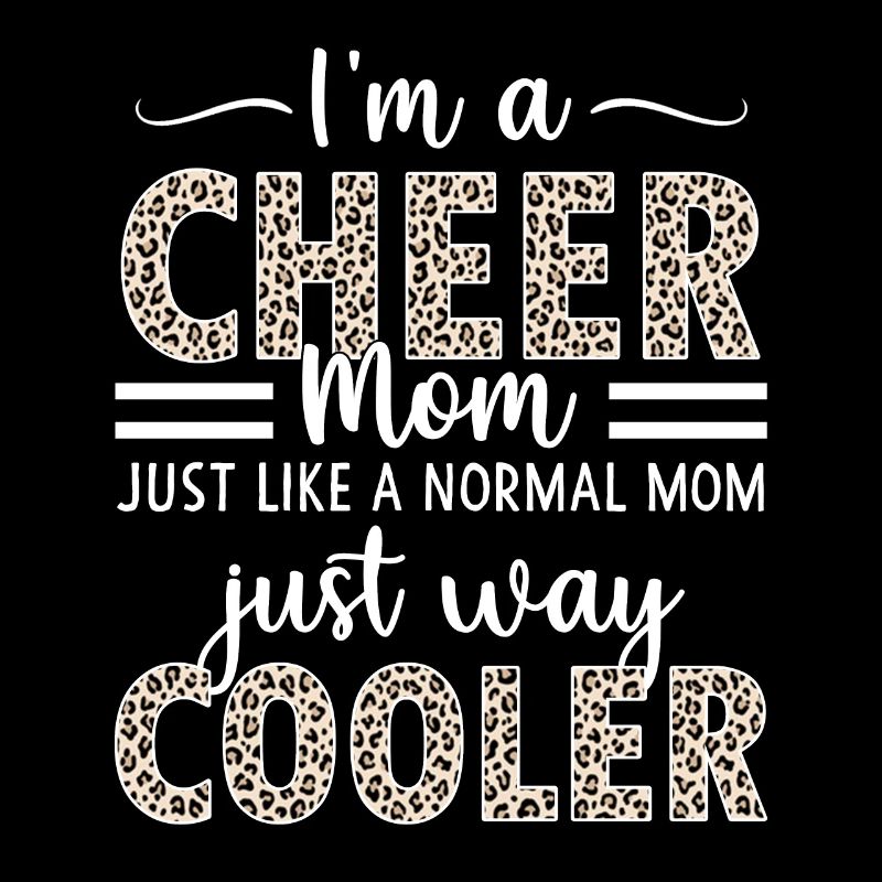 Cheerleading Mutter Leopard Gepard Cheer Mama