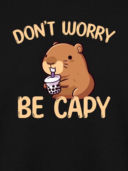 Süßer Capybara Trink-Bubble-Tee