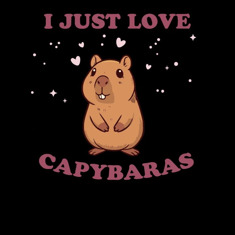 Ich liebe süße Capybaras