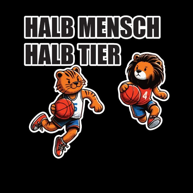 Halb Mensch halb Tier Design