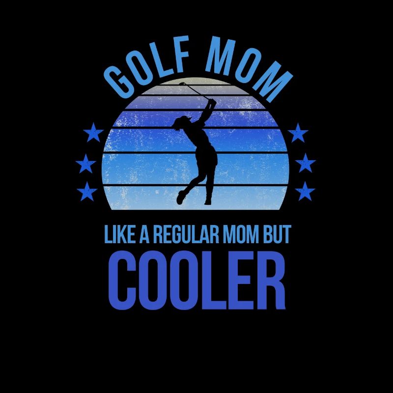 Golf Mama Golfer Golf Fan Muttertag Geburtstag