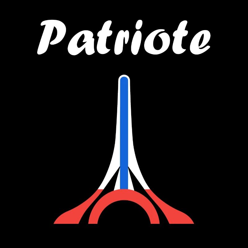 Patriotisches Frankreich-Emblem