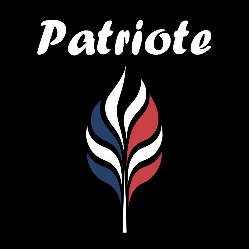 Patriotisches Frankreich-Emblem