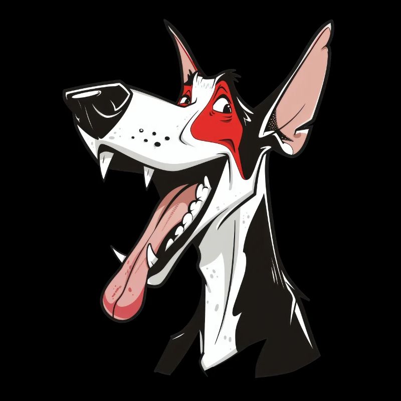 Podenco Ibicenco Ibizan Hound | Illustration de dessin animé