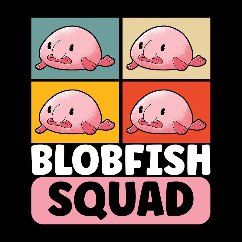 Süßer Blobfisch Hässlicher Fisch