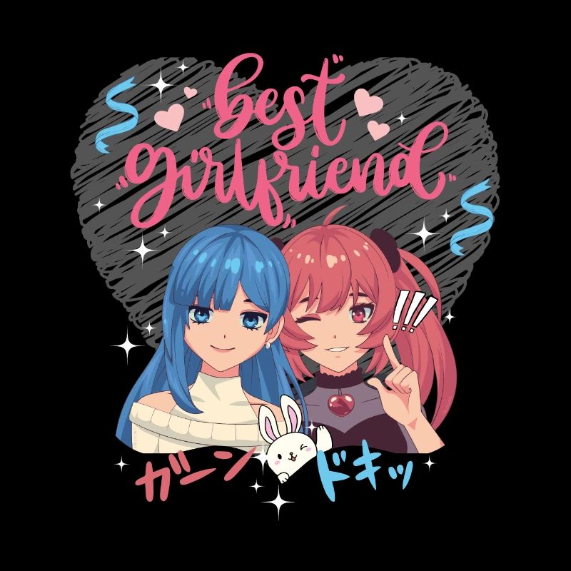 Best girlfriends pink heart