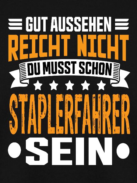 Staplerfahrer Stapler Gabelstapler Staplerfahrerin