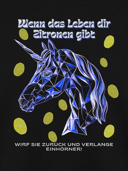 Zitronen Einhorn