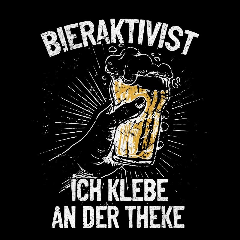 Bieraktivist ich klebe an der Theke – Partyspaß