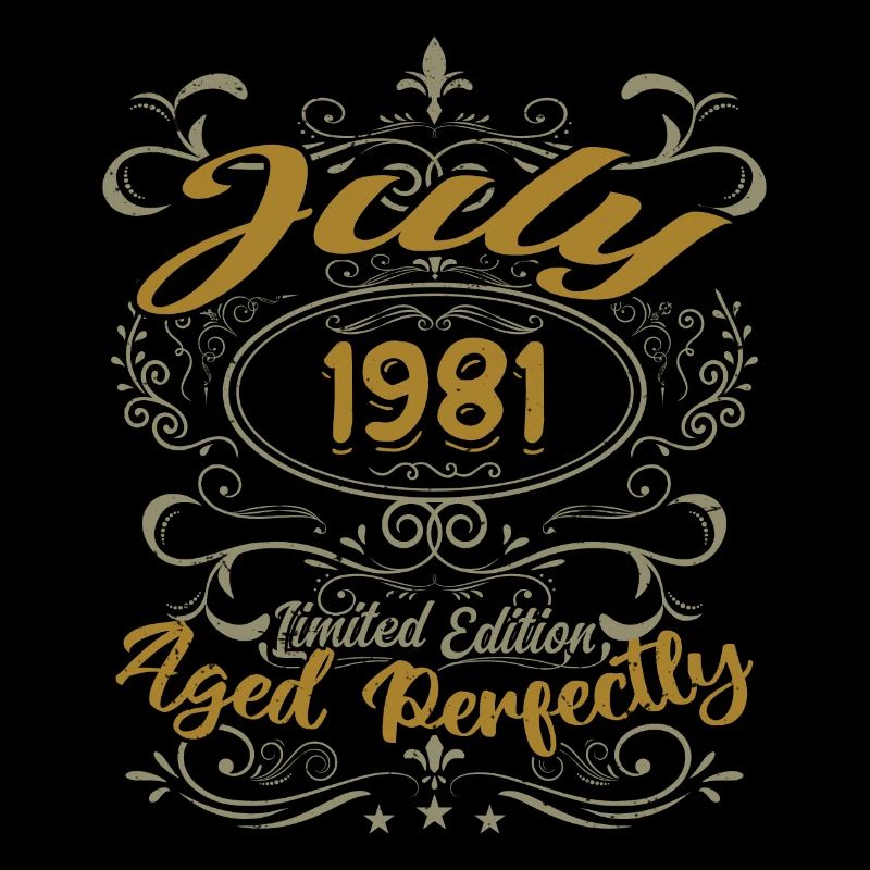 Juillet 1981 Anniversaire Juillet 1981 Cadeau 1981