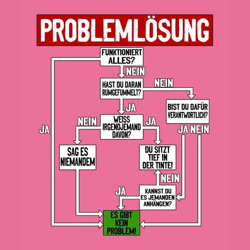 Problem solving Humorous instructions for everyday life