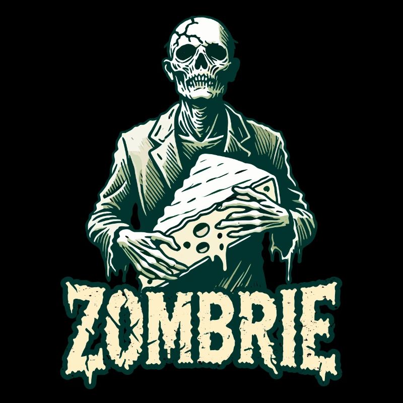 Zombie Zombrie Brie Fromage d’Halloween Zombie