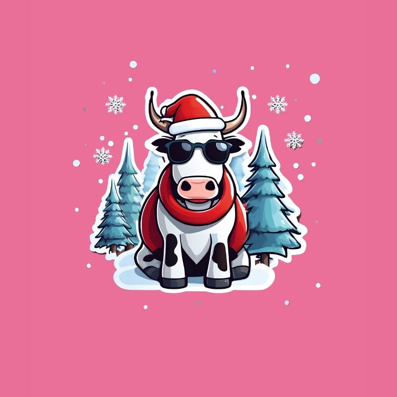 Weihnachten Kuh
