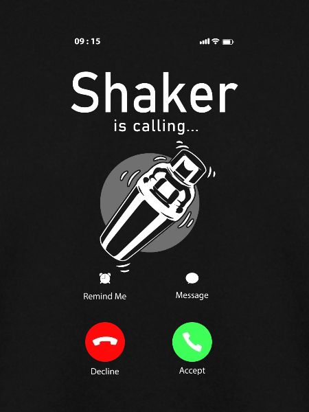 Bartender Mixologist Phone Display