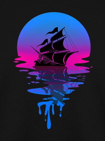 Sunset Pirate Ship