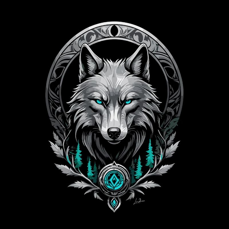 Mittelalterlicher Polarwolf