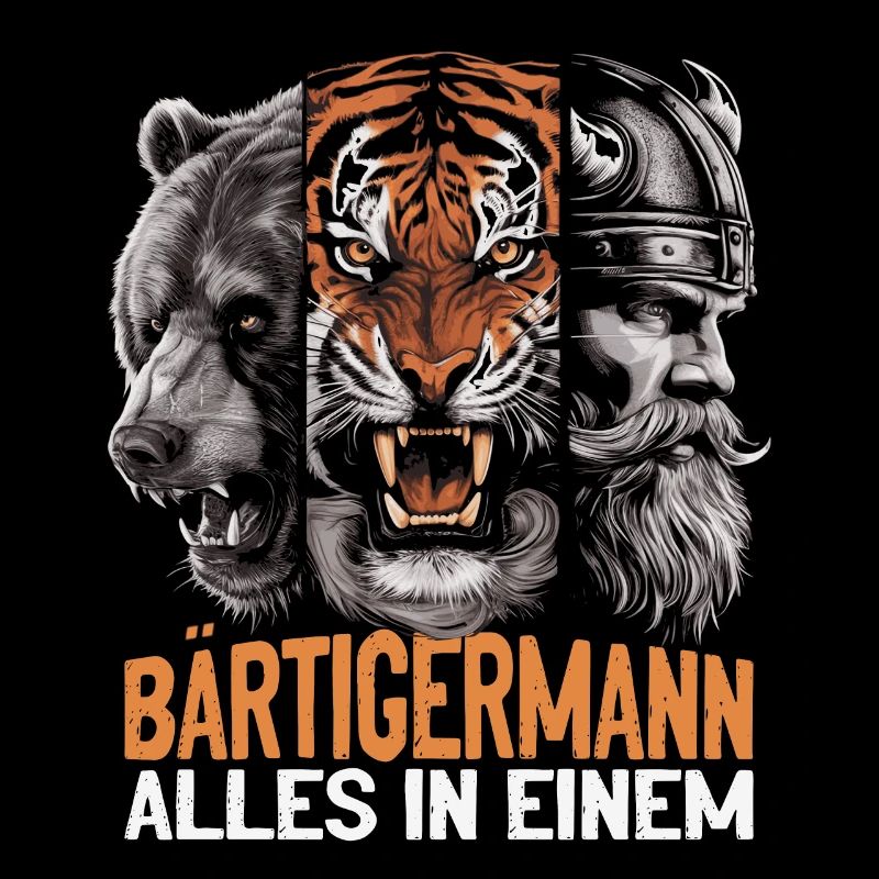 Bear, tiger, man – all in one powerful look