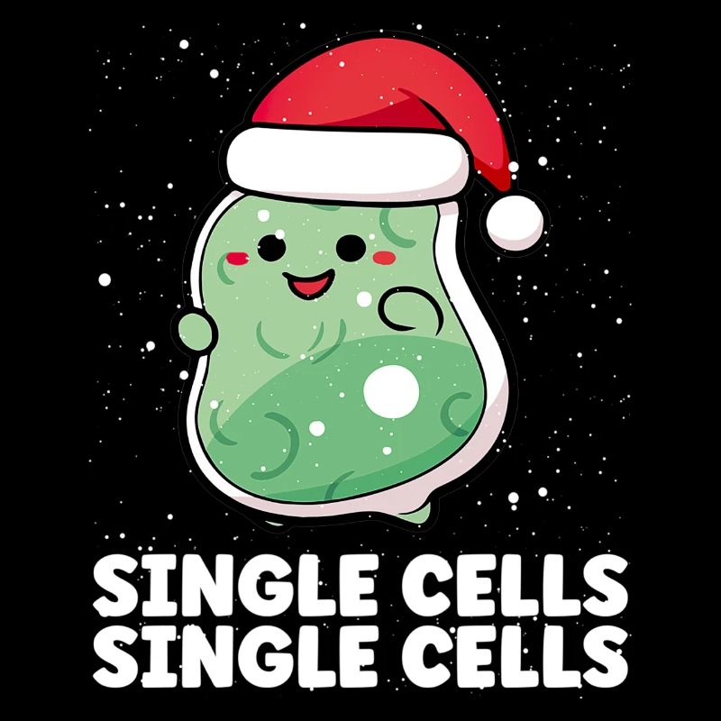 Noël Single Cells Scientifique Père Noël