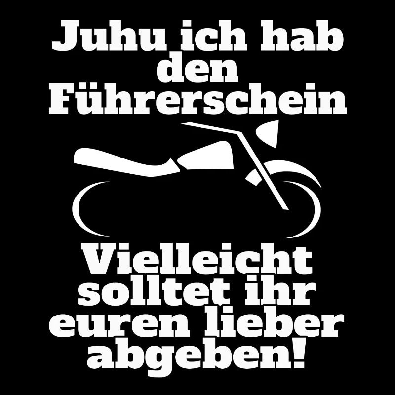 Ich habe den Motorradführerschein
