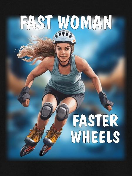 FAST WOMAN, FASTER WHEELS