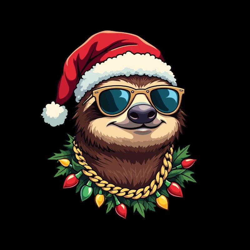 Xmas Sloth – Weihnachts-Faultier