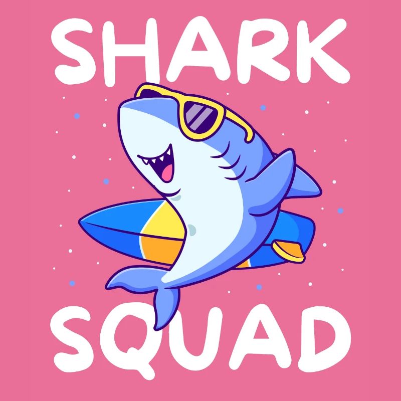 Shark Squad Fun Thème de la plage et du surf