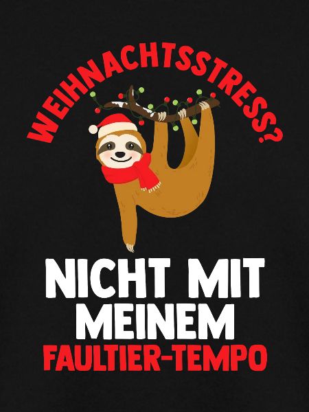 Weihnachtsmann Weihnachtsfest Faultier