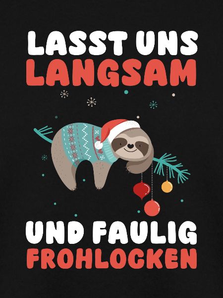 Weihnachtsmann Weihnachtsfest Faultier