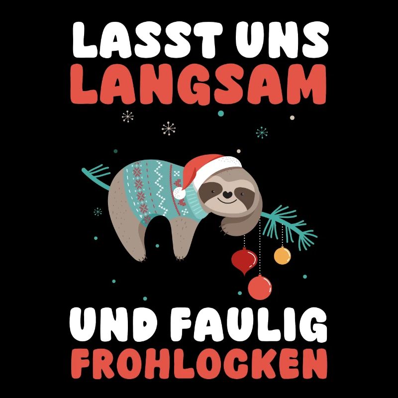 Weihnachtsmann Weihnachtsfest Faultier