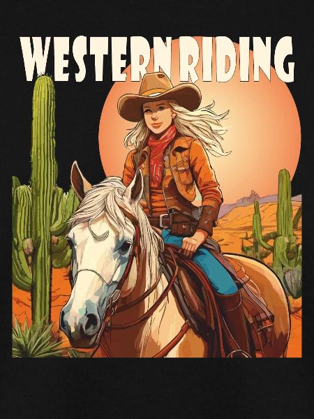 FRAU REITEN WESTERN RIDING