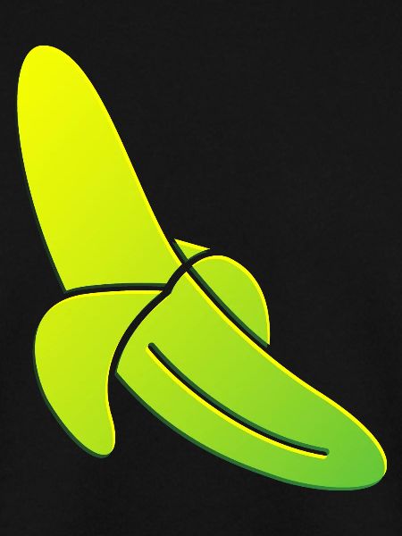 Gelbe Banane Geschenk