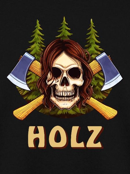 SKULL AXE WOOD