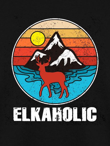 Elchjagd Elkaholische Jäger